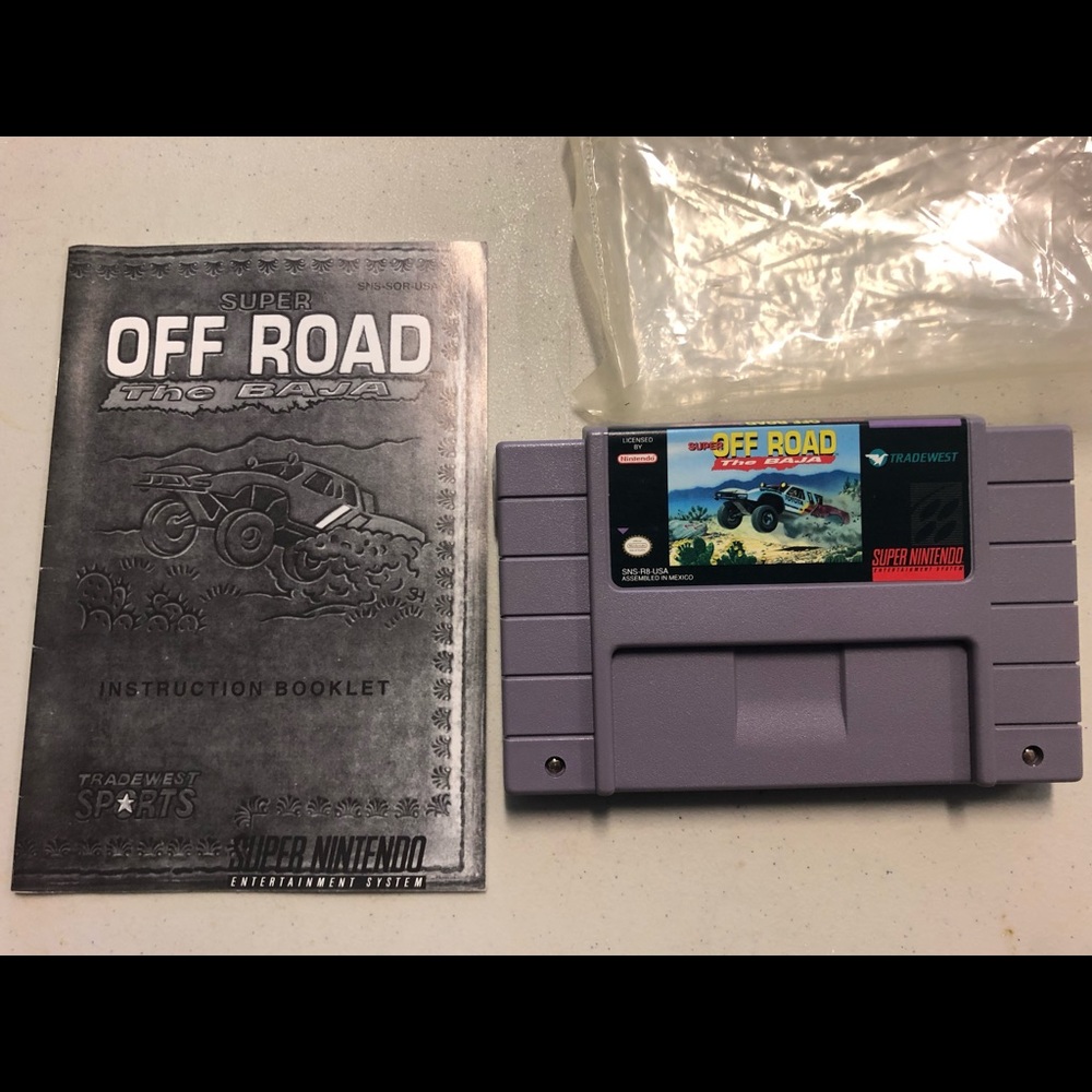 Super Nintendo Super Off Road The Baja